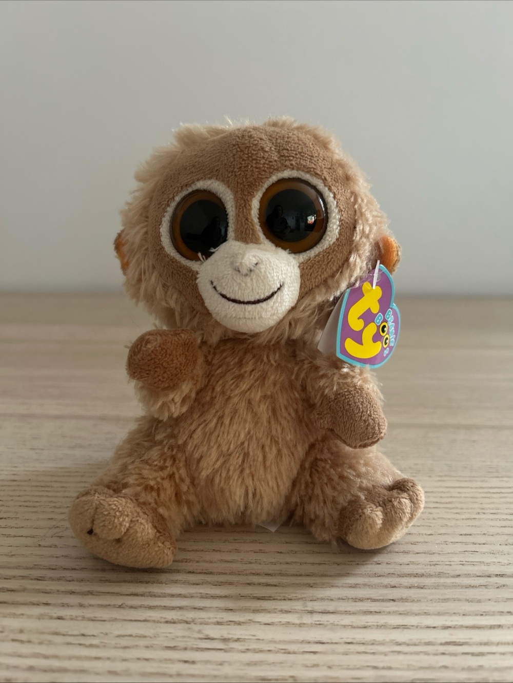 TY Beanie Boo Monkey Tangerine Plush